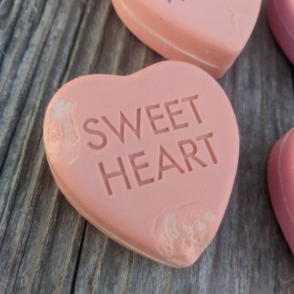 Novelty Vintage Avon Conversation Heart Soaps Bundle Set of 6 - Picture 9 of 10